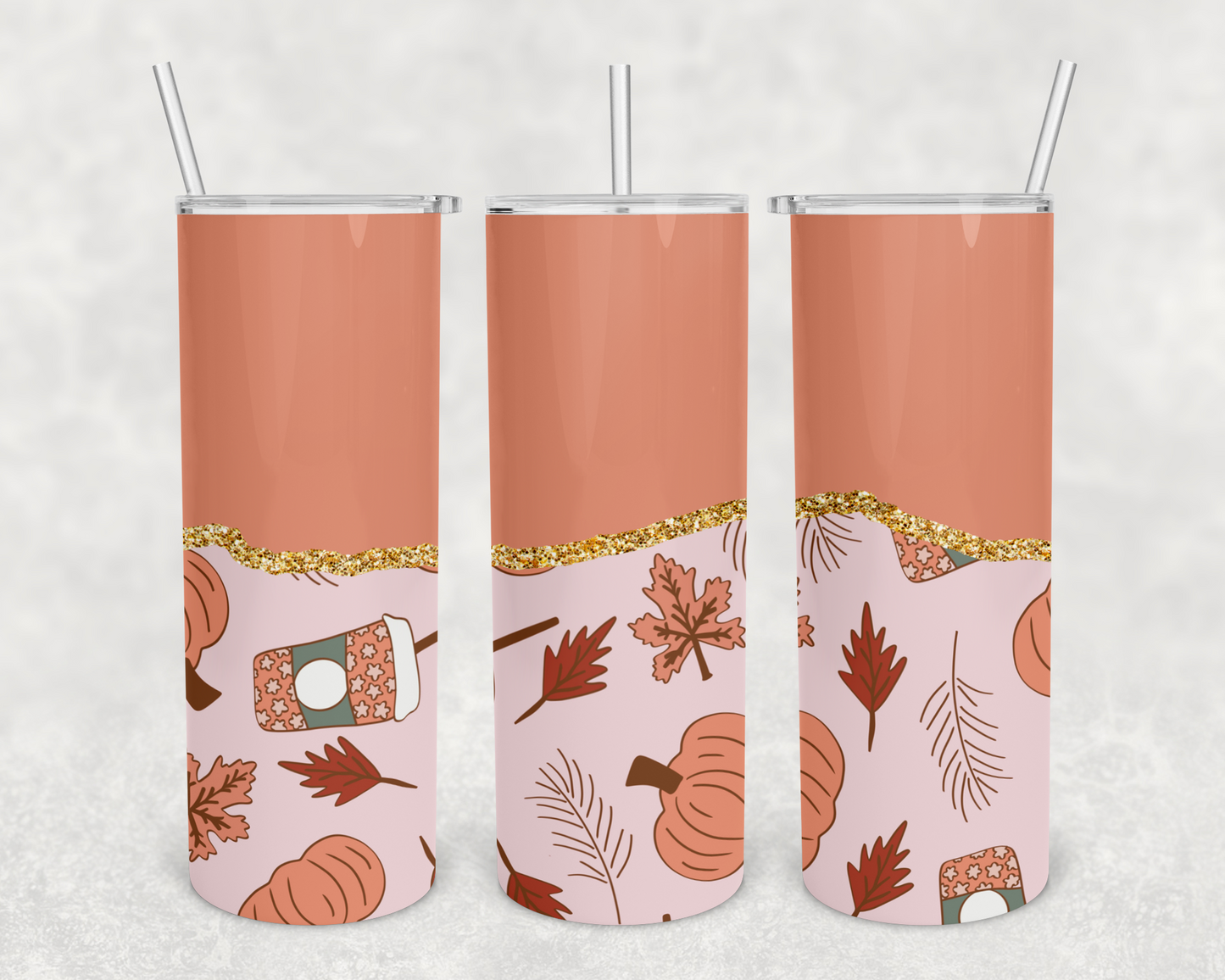 Fall Pumpkin Smash 20z Tumbler Wrap (sublimation transfer)