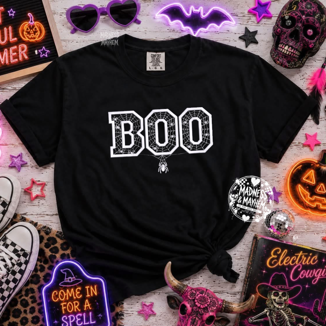 Boo embroidered tshirt