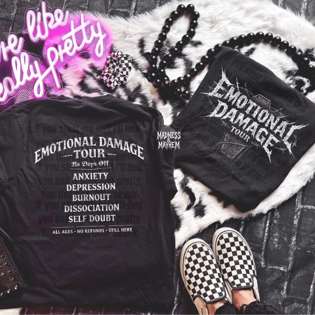Emotional damage front/back tshirt