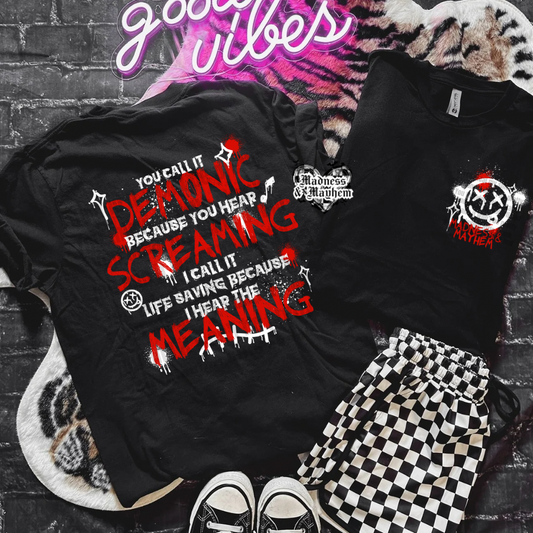 Demonic Exclusive FRONT/BACK Shirt