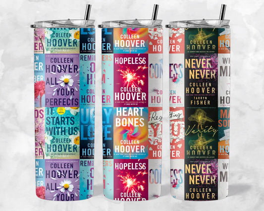 Hoover books 20z Tumbler Wrap (sublimation transfer)