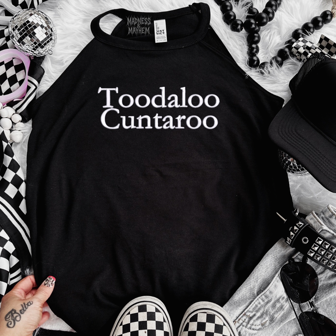 Toodaloo embroidered rockstar tank