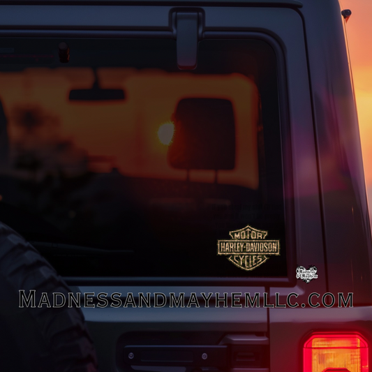 Camo harley Decal