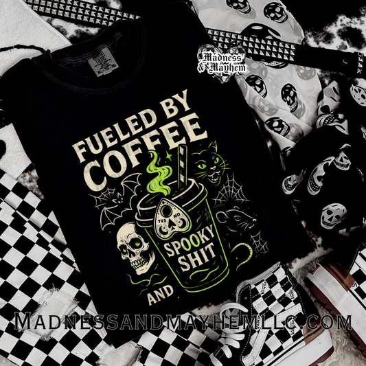 Coffee & spooky shit Halloween Shirt