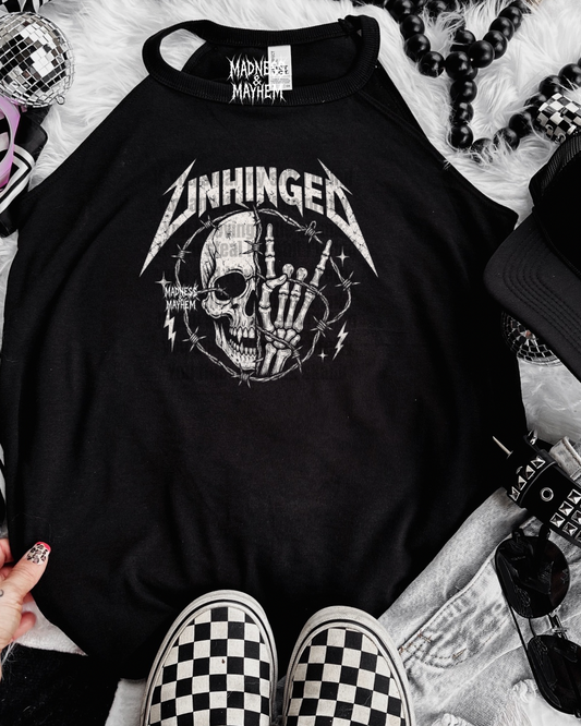 Unhinged skull rockstar tank