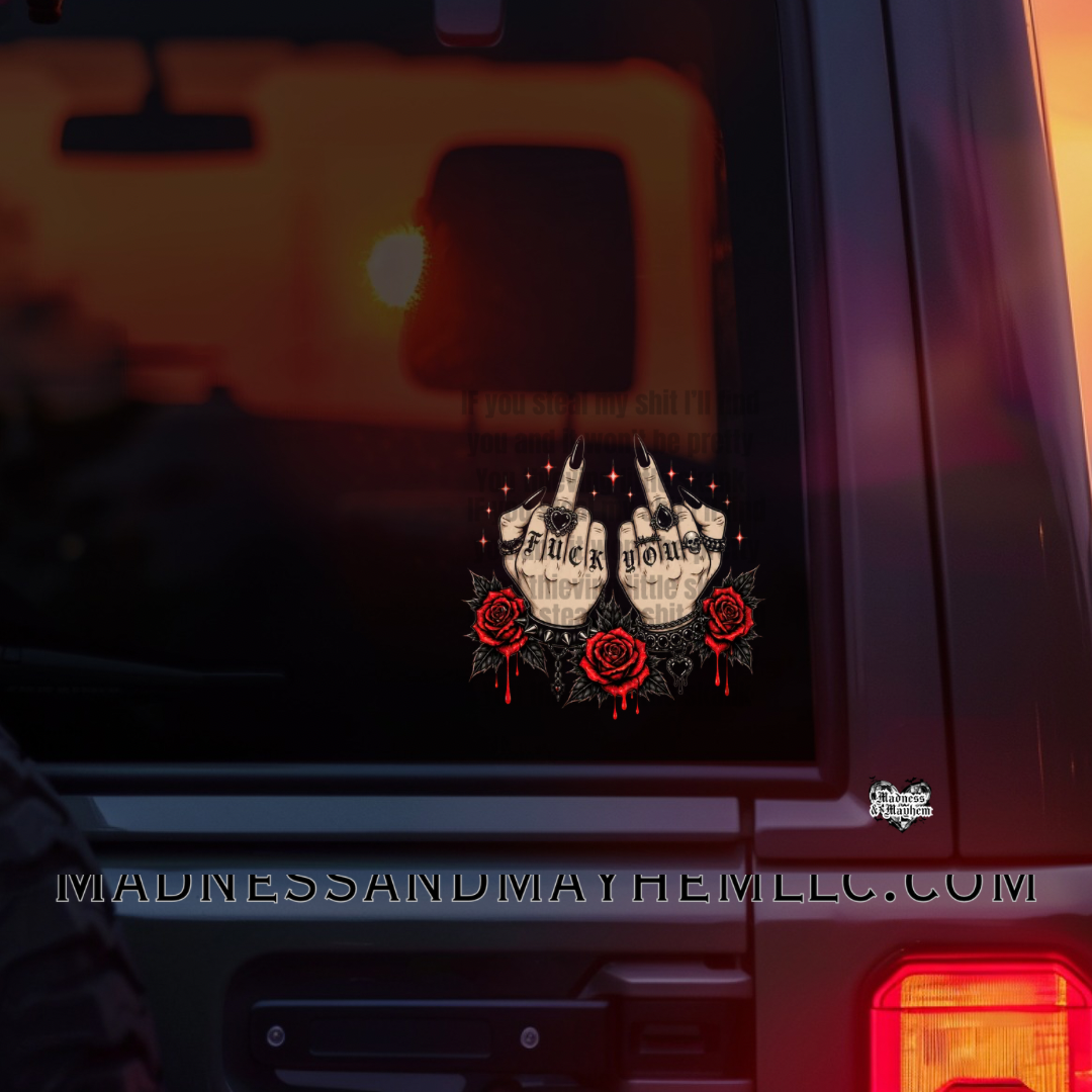 Fuck you Decal