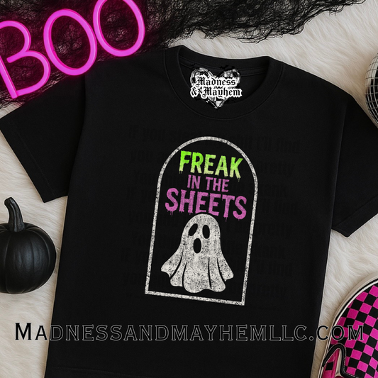 Freak in the sheets Halloween Shirt