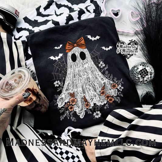 Lace ghost Halloween Shirt