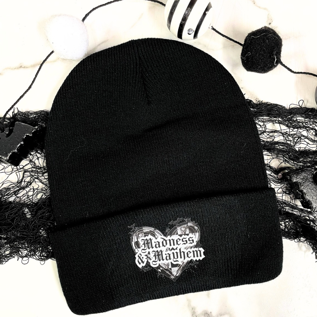 Madness & Mayhem Beanie (Finished Product)