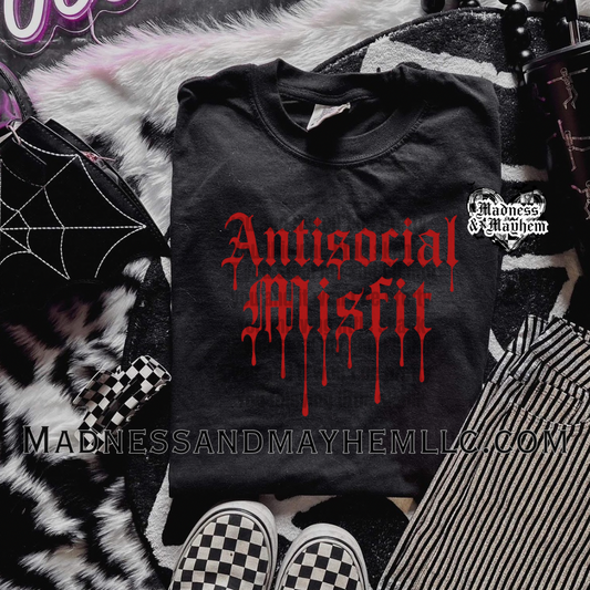 Antisocial misfit shirt