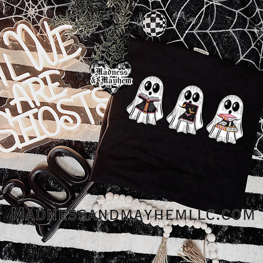 Reading ghosts Halloween Shirt
