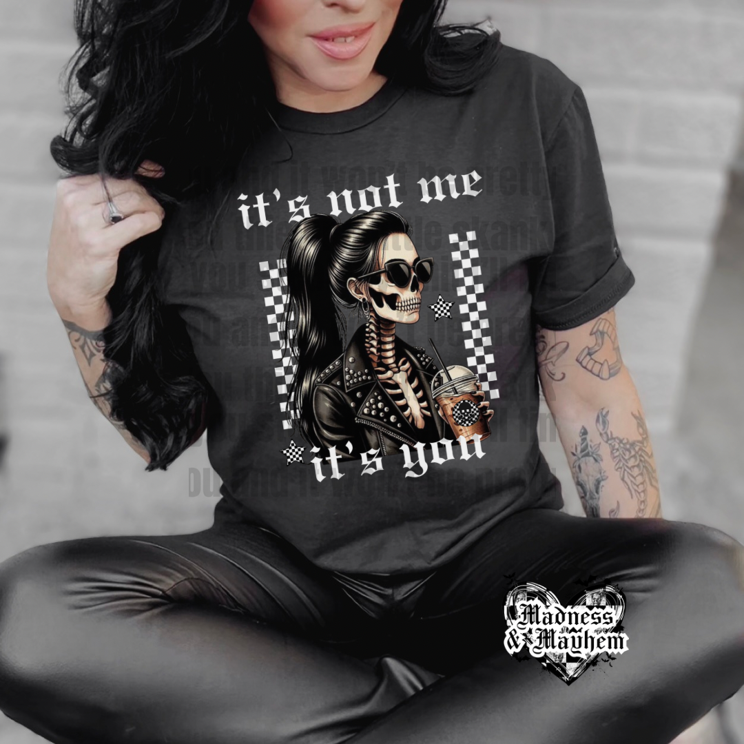 It’s not me Shirt (finished product)