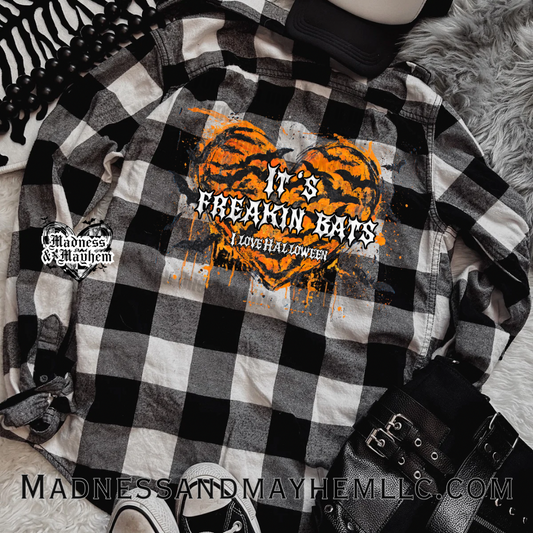 Freakin bats Halloween Flannel
