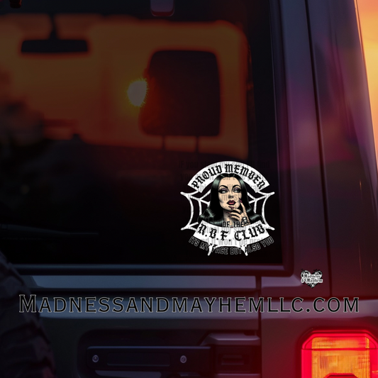 RBF Decal