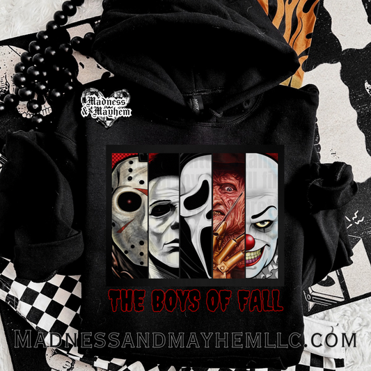 Boys of fall Halloween hoodie