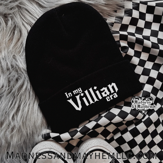 Villian era embroidered beanie