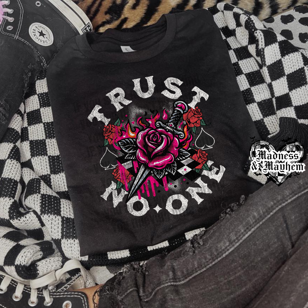 Trust no one exclusive Shirt (finished product)