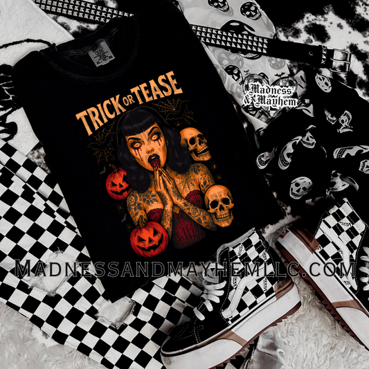 Trick or tease Halloween Shirt