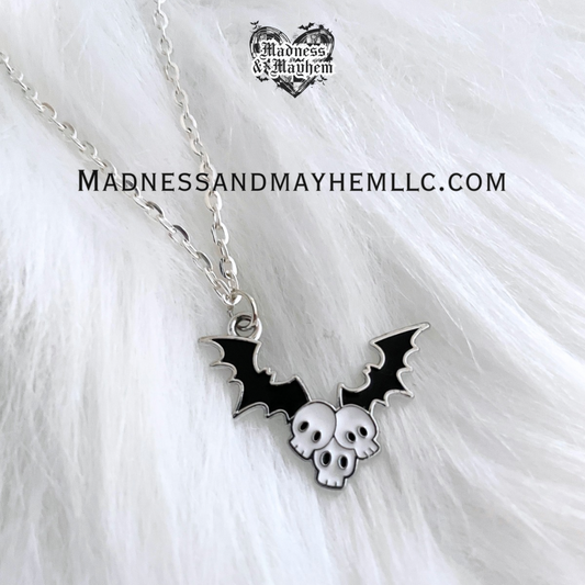 Skull & bats Necklace