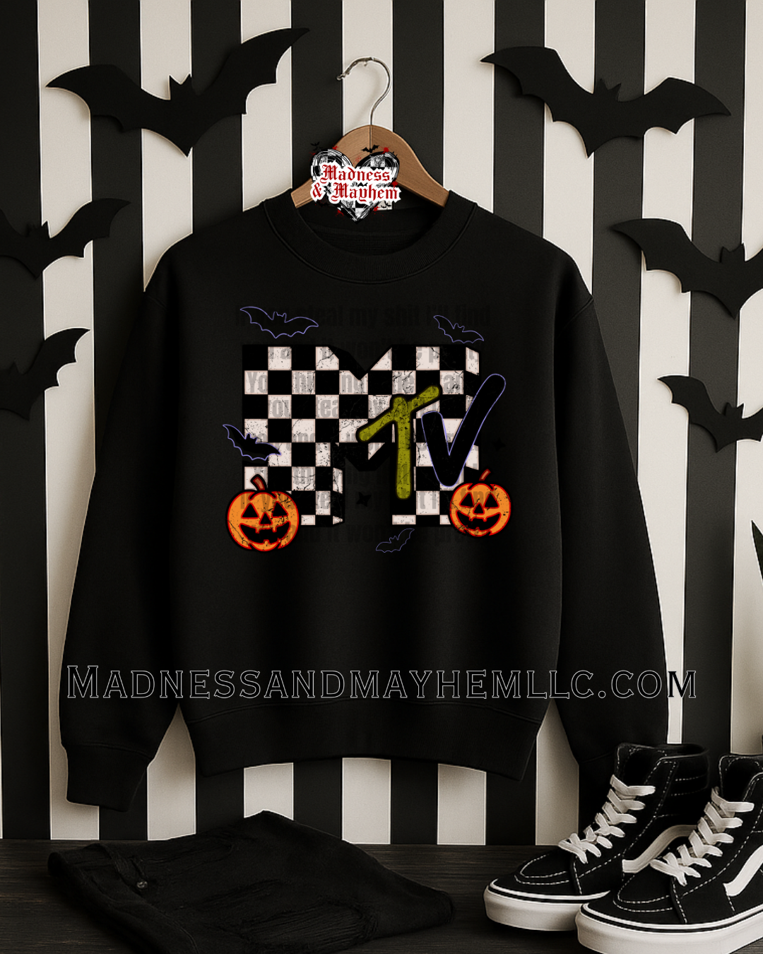 Spooky TV Halloween sweatshirt