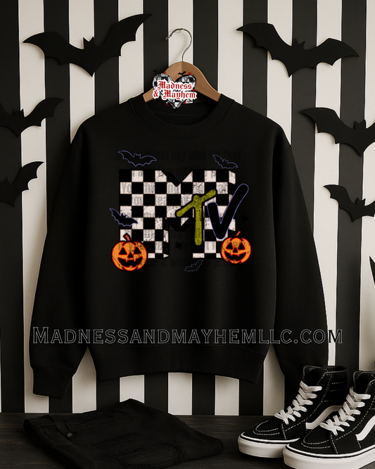 Spooky TV Halloween sweatshirt