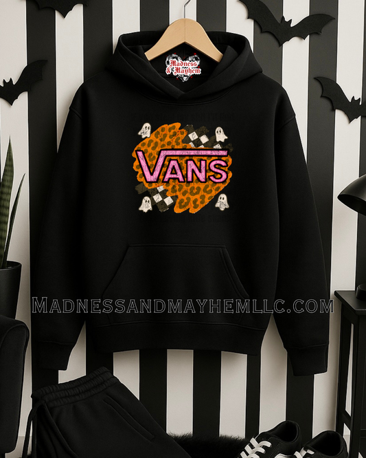 Ghostie vans Halloween hoodie