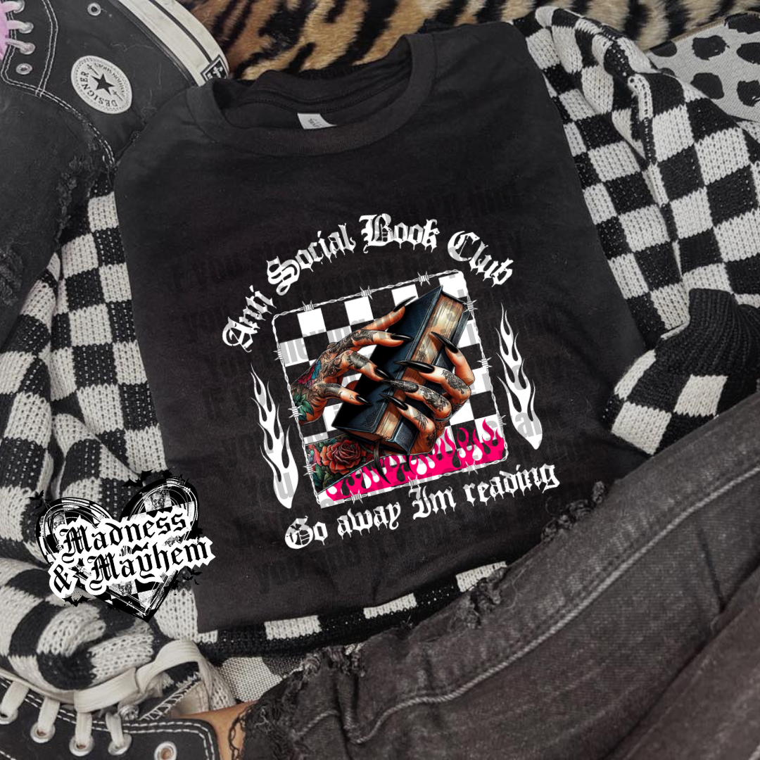 Anti social book club exclusive Shirt (finished product)