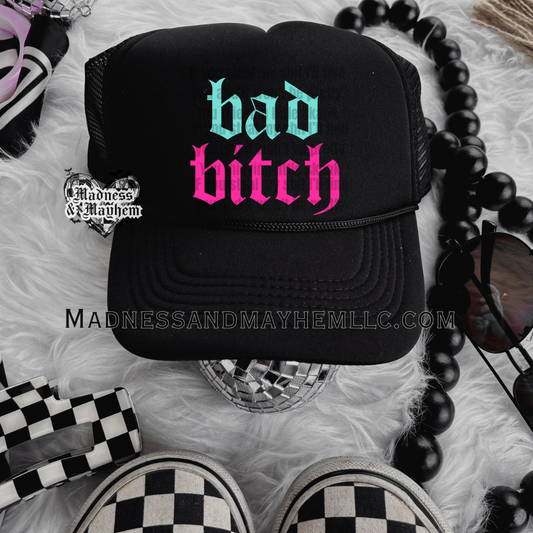 Tiff & pink bad bitch Trucker Hat