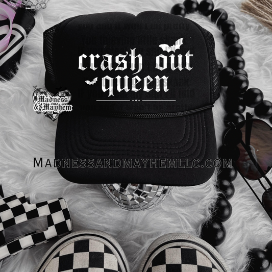 Crash out queen Trucker Hat