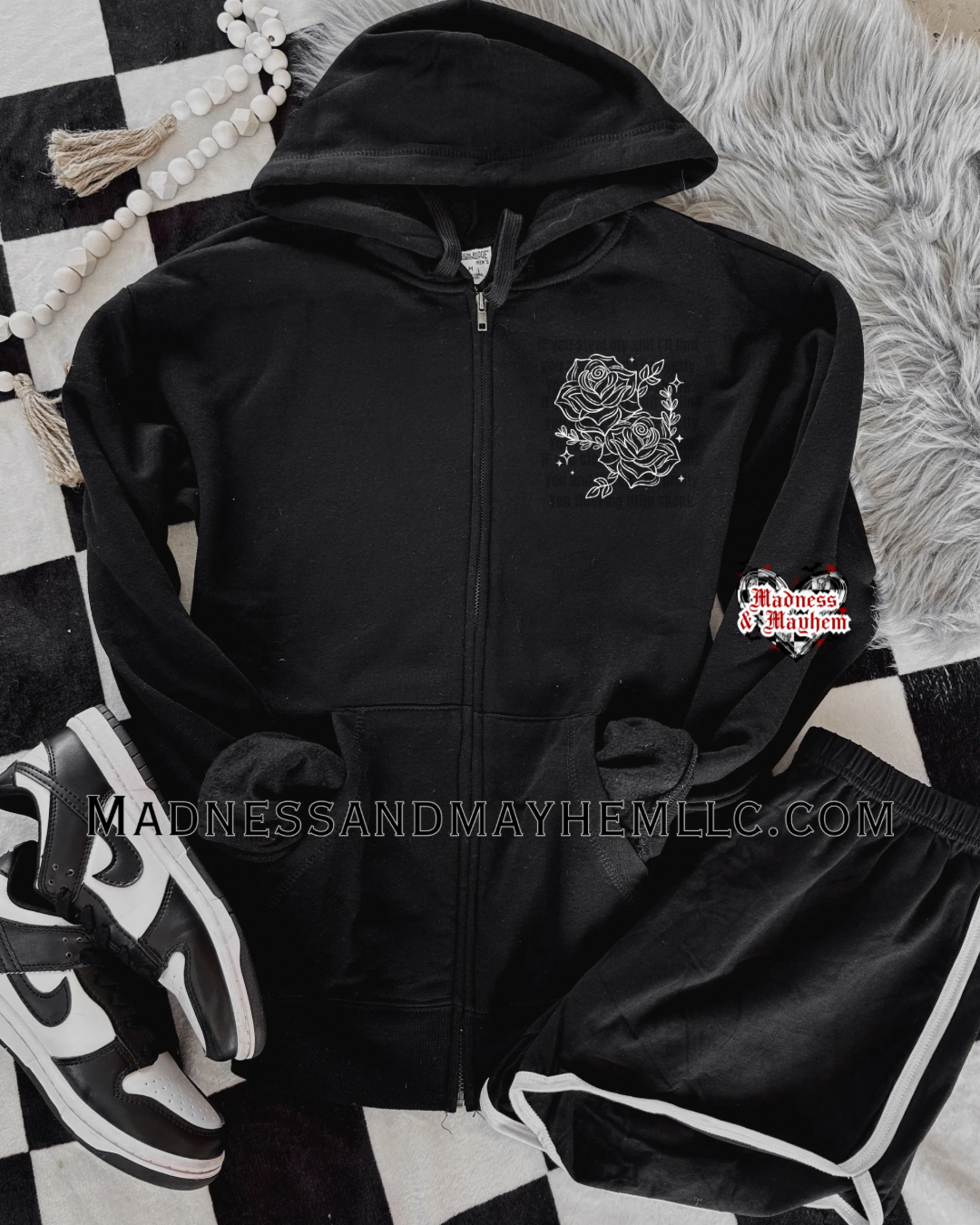 Tattoos are permanent zip up hoodie