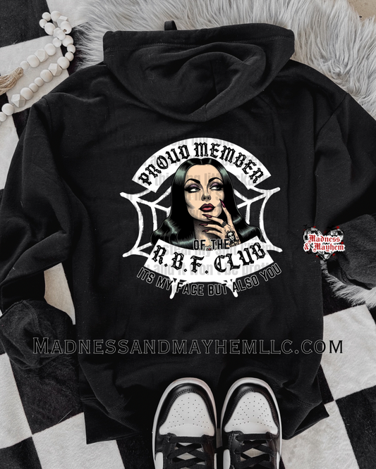 RBF zip up hoodie