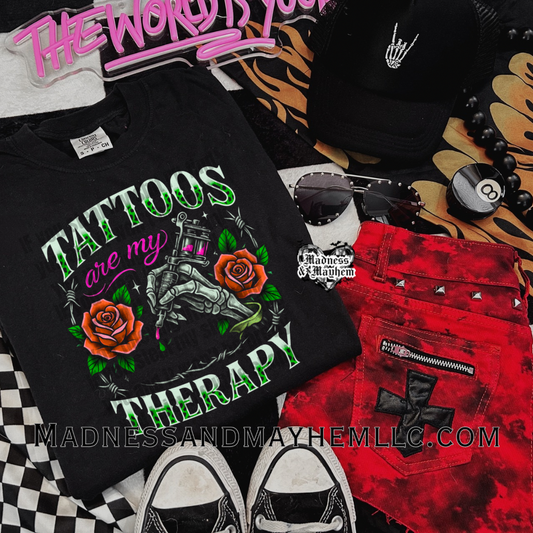 Tattoos are my therapy shirt