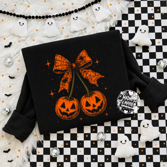 Bow pumpkins sweatshirt