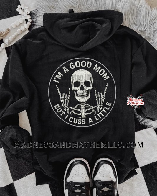Sweary mom zip up hoodie