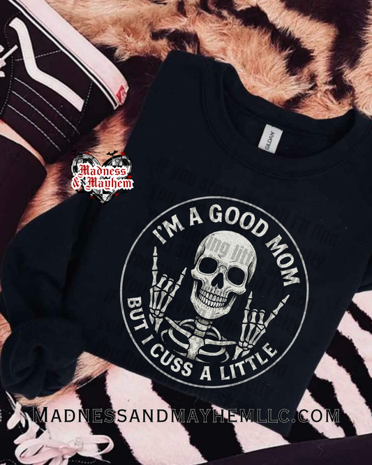 Sweary mom crew neck sweatshirt