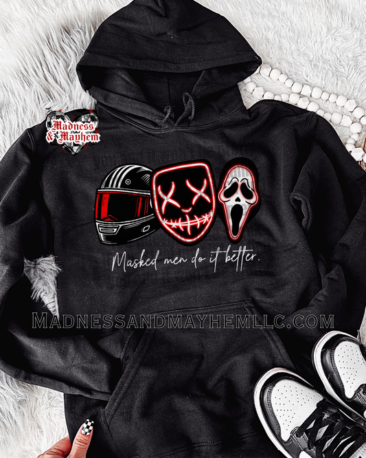 Masked men hoodie