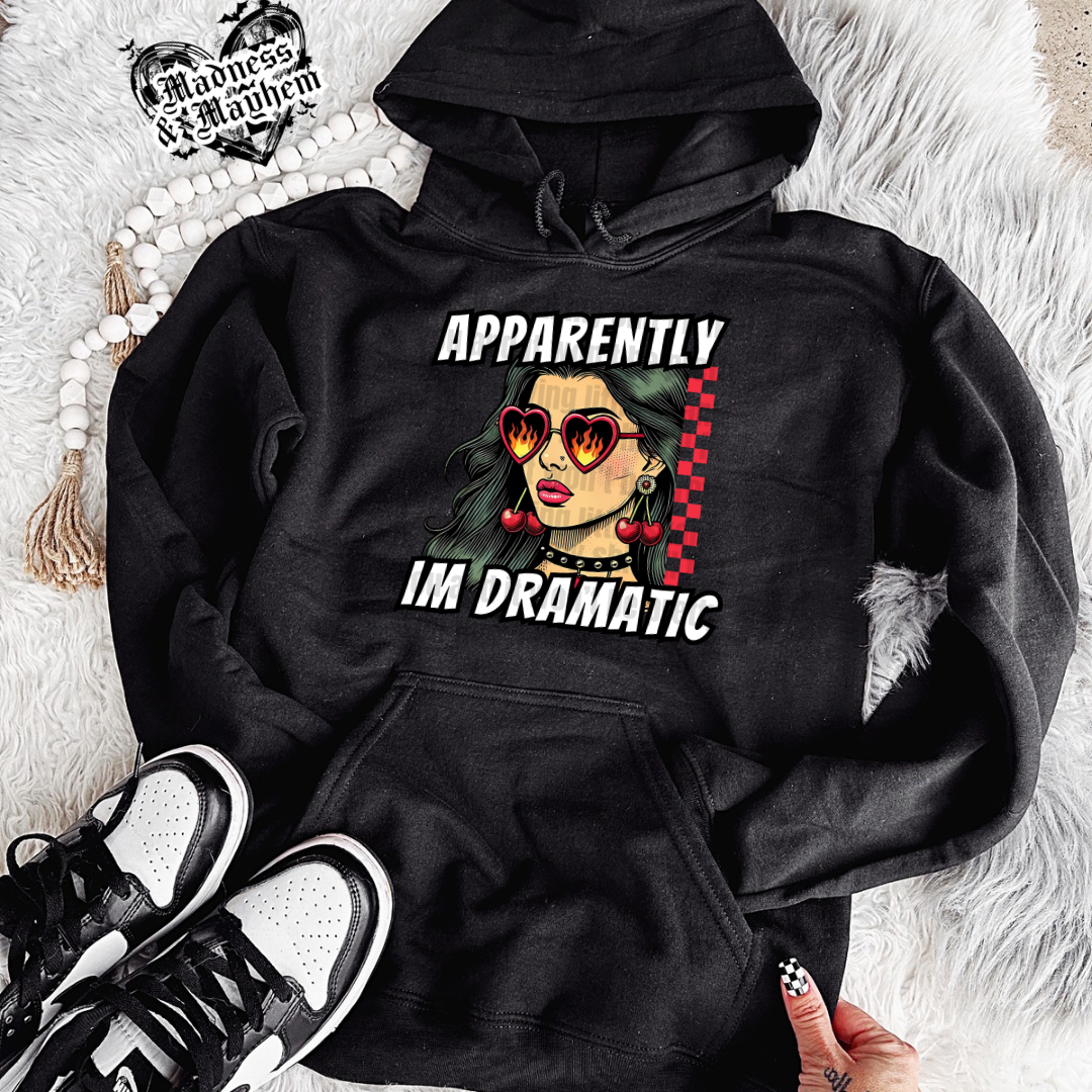 Apparently Im dramatic hoodie (finished product)