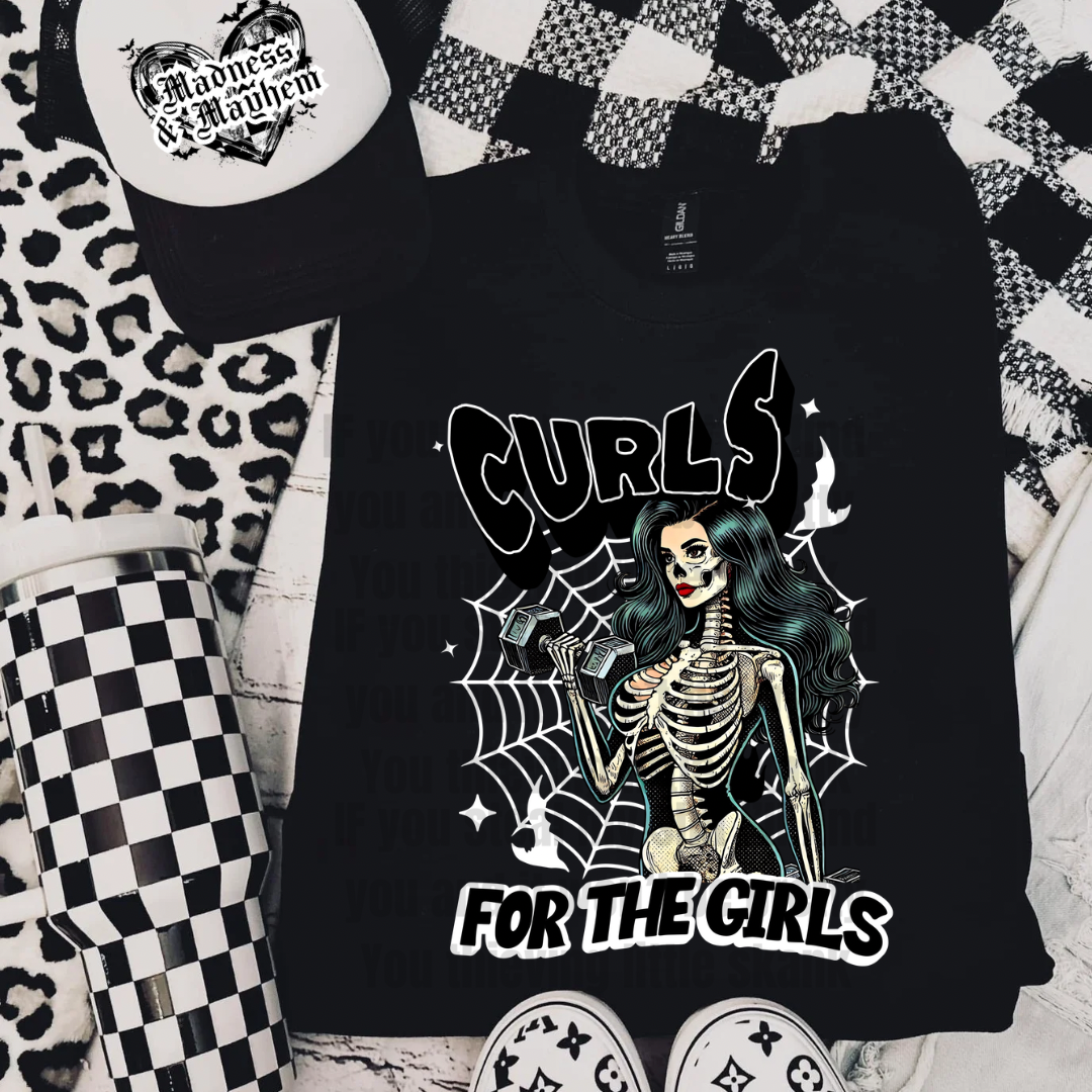 Curls for the girls Shirt (finished product)