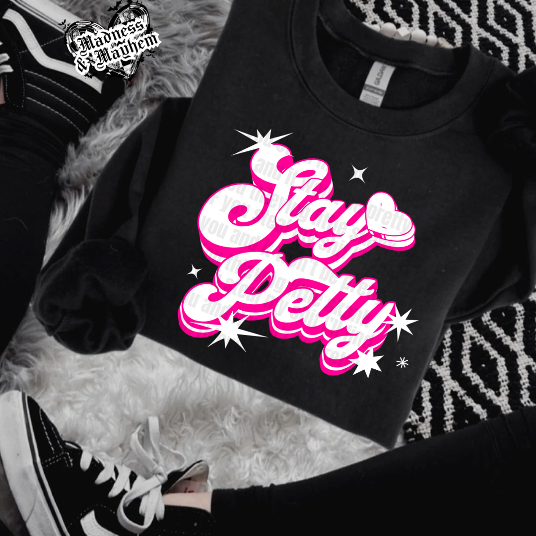 Stay petty crew neck sweatshirt (finished product)