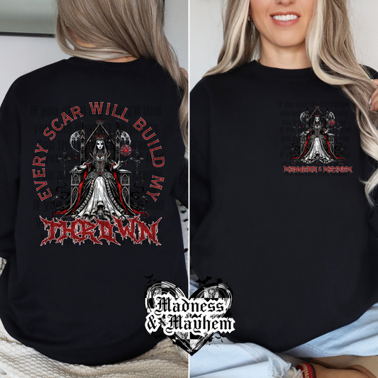 Thrown exclusive Front/Back sweatshirt (finished product)