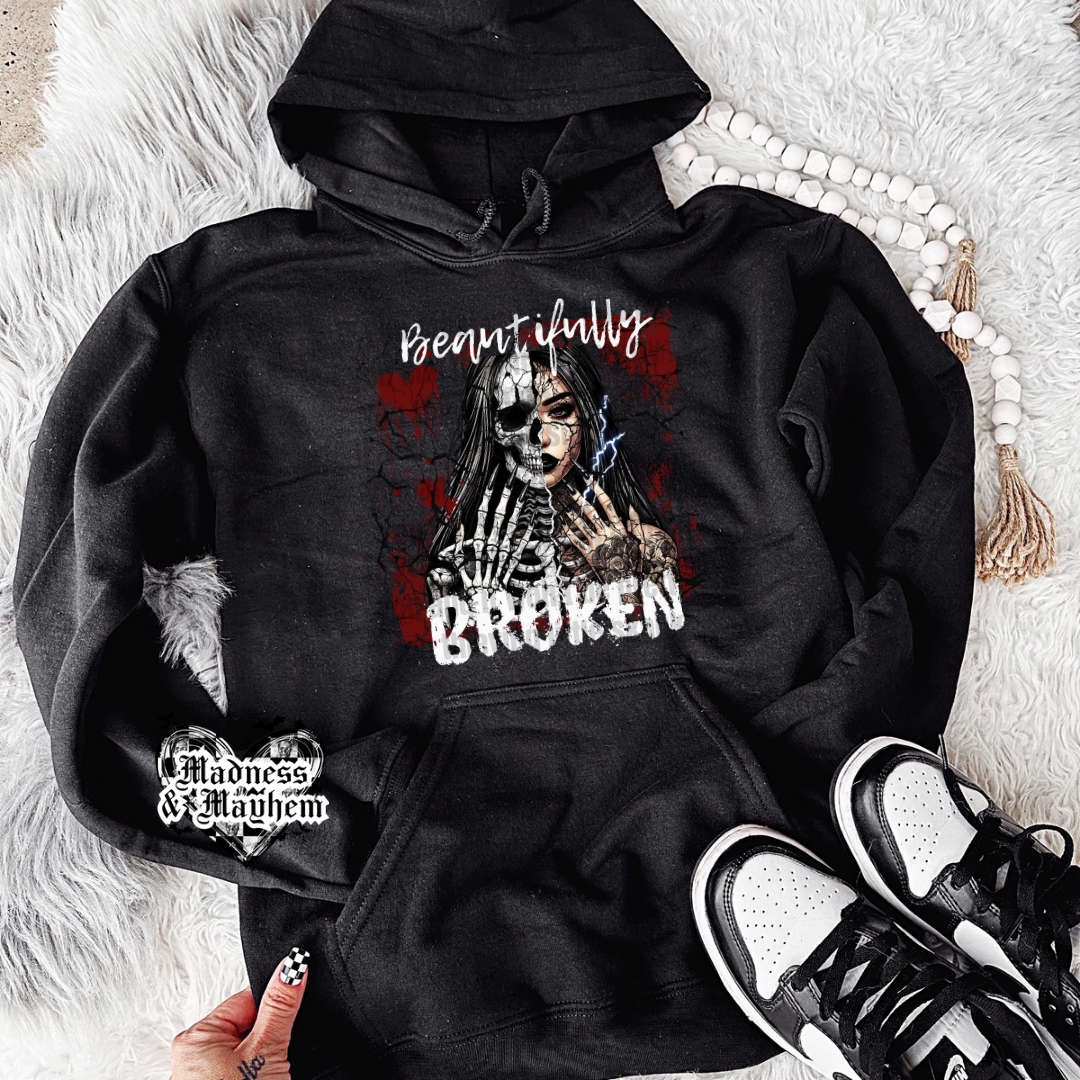 Beautifully broken exclusive hoodie (finished product)