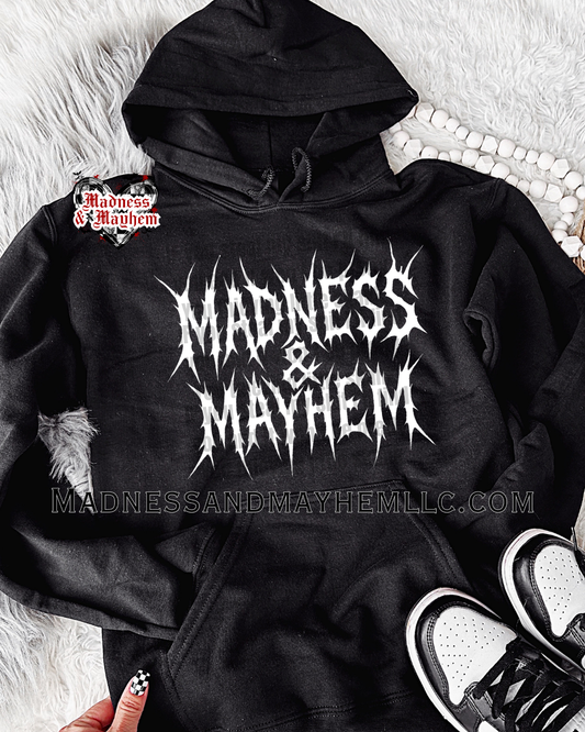 Madness & mayhem metal hoodie