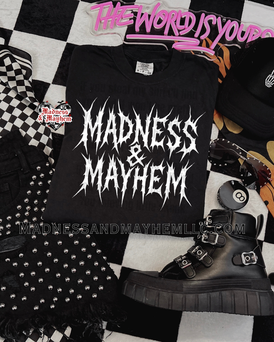 Madness & Mayhem metal Shirt
