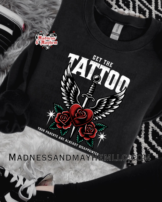 Get the tattoo crew neck sweatshirt