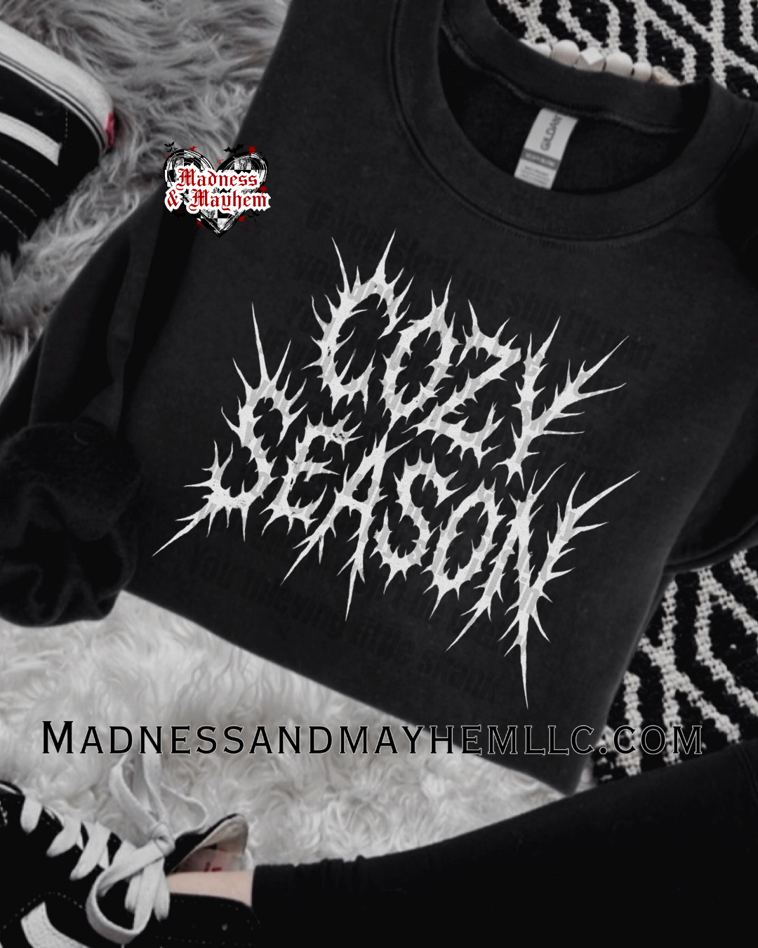 Cozy season crew neck sweatshirt