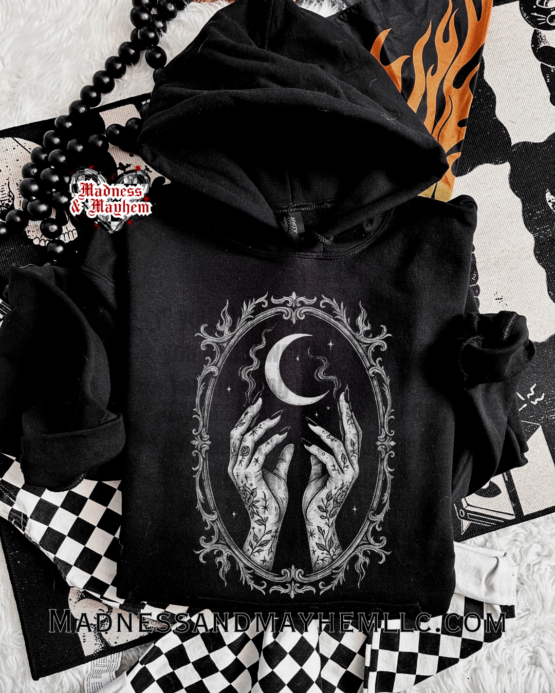 Crescent moon hoodie