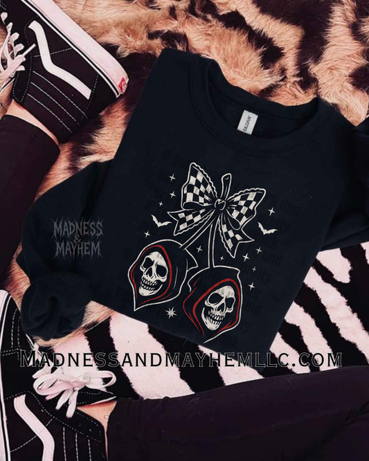Reaper cherry crew neck sweatshirt