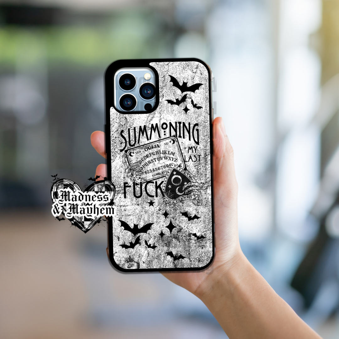 Summoning a fuck iPhone Case