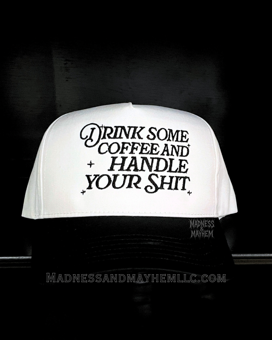 Drink some coffee embroidered Hat