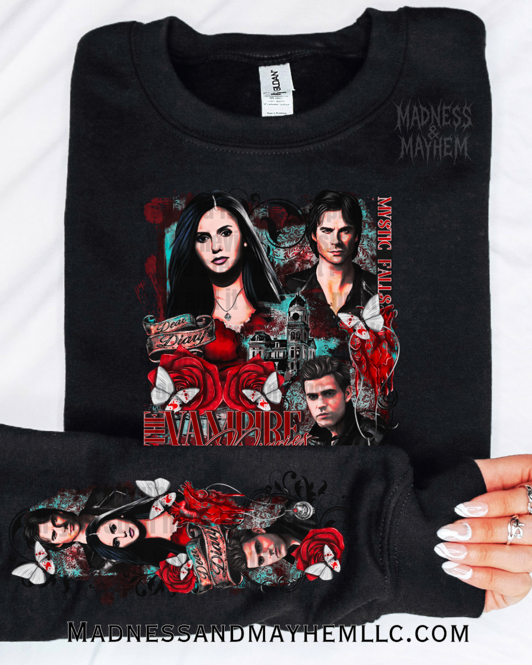 TVD with sleeves sweatshirt